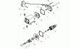 Toro 38630 (828 LXE) - Power Max 828 LXE Snowthrower, 2005 (250000001-250010000) Listas de piezas de repuesto y dibujos ELECTRIC STARTER NO. 33329E (110 VOLT) TECUMSEH HMSK-80 155672X