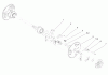 Toro 38630 (828 LXE) - Power Max 828 LXE Snowthrower, 2005 (250010001-250999999) Listas de piezas de repuesto y dibujos WHEEL CLUTCH SPROCKET ASSEMBLY