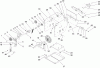 Toro 38631 (828 LXE) - Power Max 828 LXE Snowthrower, 2005 (250000001-250999999) Listas de piezas de repuesto y dibujos FRAME ASSEMBLY