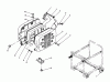 Toro 62012 (T1200) - Generator, T1200, 1988 (8000001-8999999) Listas de piezas de repuesto y dibujos MUFFLER-EXHAUST ASSEMBLY