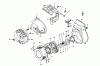 Toro 62018 (T1800) - Generator, T1800, 1986 (6000001-6999999) Listas de piezas de repuesto y dibujos REWIND STARTER & MAGNETO ASSEMBLY
