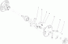 Toro 38640 (1028 LXE) - Power Max 1028 LXE Snowthrower, 2006 (260000001-260999999) Listas de piezas de repuesto y dibujos WHEEL CLUTCH SPROCKET ASSEMBLY