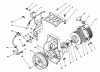 Toro 62025 (T2500) - Generator, T2500, 1984 (4000001-4999999) Listas de piezas de repuesto y dibujos REWIND STARTER & MAGNETO ASSEMBLY