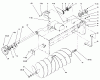 Toro 79263 - 42" Snowthrower, 260 Series Lawn and Garden Tractors, 1998 (8900001-8999999) Listas de piezas de repuesto y dibujos AUGER ASSEMBLY