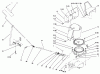 Toro 79263 - 42" Snowthrower, 260 Series Lawn and Garden Tractors, 1996 (6900001-6999999) Listas de piezas de repuesto y dibujos CHUTE ASSEMBLY