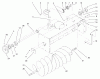 Toro 79263 - 42" Snowthrower, 260 Series Lawn and Garden Tractors, 2000 (200000001-200999999) Listas de piezas de repuesto y dibujos AUGER ASSEMBLY