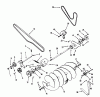 Toro 79360 - 42" Snowthrower, 300 Series Garden Tractors, 1993 (3900001-3999999) Listas de piezas de repuesto y dibujos AUGER ASSEMBLY