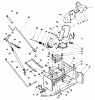 Toro 79360 - 42" Snowthrower, 300 Series Garden Tractors, 1994 (4900001-4999999) Listas de piezas de repuesto y dibujos CONTROL & CHUTE ASSEMBLY