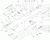 Toro 79362 - 42" Snowthrower, 300 Series Garden Tractors, 2003 (230000001-230999999) Listas de piezas de repuesto y dibujos AUGER AND DRIVE ASSEMBLY