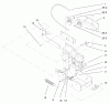 Toro 79366 - 44" Two-Stage Snowthrower, 5xi Garden Tractor, 2002 (220000001-220999999) Listas de piezas de repuesto y dibujos PULLEY BOX ASSEMBLY