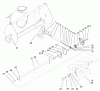 Toro 79366 - 44" Two-Stage Snowthrower, 5xi Garden Tractor, 2001 (210000001-210999999) Listas de piezas de repuesto y dibujos WORM GEAR ASSEMBLY