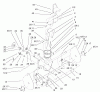 Toro 79366 - 44" Two-Stage Snowthrower, 5xi Garden Tractor, 2003 (230000001-230999999) Listas de piezas de repuesto y dibujos DISCHARGE CHUTE ASSEMBLY