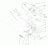 Toro 79366 - 44" Two-Stage Snowthrower, 5xi Garden Tractor, 2004 (240000001-240999999) Listas de piezas de repuesto y dibujos PULLEY BOX ASSEMBLY
