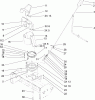 Toro 79483 - 42" Single-Stage Snowthrower, XT Series Garden Tractors, 2004 (240000001-240999999) Listas de piezas de repuesto y dibujos CHUTE AND ROTATION SYSTEM ASSEMBLY