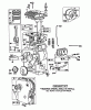 Toro 58226 - 26" Tiller, 1980 (0000001-0999999) Listas de piezas de repuesto y dibujos BRIGGS AND STRATTON ENGINE MODEL NO. 130292-0728-02