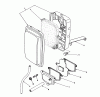 Toro 62040 (T4000D) - Generator, T4000D, 1988 (8000001-8999999) Listas de piezas de repuesto y dibujos AIR CLEANER