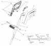 Toro 51332 - 12" Electric Trimmer, 2000 (200000001-200999999) Pièces détachées HANDLE ASSEMBLY