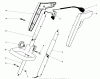 Toro 51325 (1100) - 1100 Electric Trimmer, 1984 (4000001-4999999) Listas de piezas de repuesto y dibujos HANDLE ASSEMBLY