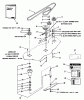 Toro 05-48MS05 - 48" Side Discharge Mower, 1987 Listas de piezas de repuesto y dibujos REAR DISCHARGE MOWER-42 IN. (107 CM)(VEHICLE IDENTIFICATION NUMBER 05-42MR04