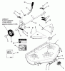 Toro 05-36MR04 - 36" Rear Discharge Mower, 1986 Listas de piezas de repuesto y dibujos REAR DISCHARGE MOWER-42 IN.(107 CM)(VEHICLE IDENTIFICATION NUMBER 05-42MR04) #1