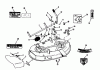 Toro 05-38SY02 - 38" Side Discharge Mower, 1992 (2000001-2999999) Listas de piezas de repuesto y dibujos DECK ASSEMBLY #1