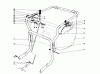 Laubbläser / Laubsauger 62923 - Toro 5 hp Lawn Vacuum (SN: 3000001 - 3999999) (1983) Listas de piezas de repuesto y dibujos CONTROLS AND HANDLE ASSEMBLY (MODEL 62912)