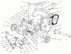 Rasen- und Garten Traktoren 30612 - Toro Groundsmaster 120 Tractor (SN: 790001 - 799999) (1997) Listas de piezas de repuesto y dibujos DIFFERENTIAL ASSEMBLY