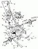 Rasenmäher 23000 - Toro Whirlwind Walk-Behind Mower (SN: 4000001 - 4999999) (1964) Listas de piezas de repuesto y dibujos 21" WHIRLWIND HEVI-DUTY HAND PROPELLED MOWER PARTS LIST