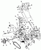 Rasenmäher 23000 - Toro Whirlwind Walk-Behind Mower (SN: 4000001 - 4999999) (1964) Listas de piezas de repuesto y dibujos 21" WHIRLWIND HEVI-DUTY SELF PROPELLED MOWER PARTS LIST
