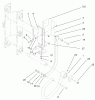 Compact Utility Attachments 22911 - Toro Vibratory Plow, Dingo Compact Utility Loaders (SN: 314000001 - 314999999) (2014) Listas de piezas de repuesto y dibujos INDICATING LEVER ASSEMBLY