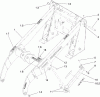 Compact Utility Loaders 22322 - Toro Dingo TX 427 Wide Track Compact Utility Loader (SN: 312000001 - 312000200) (2012) Listas de piezas de repuesto y dibujos LOADER ARM ASSEMBLY