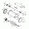 Wolf-Garten UV 28 EV 3615000 Series A (2003) Listas de piezas de repuesto y dibujos Rotor, Wheels