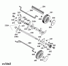 Wolf-Garten UV 34 E 3634683 Series A (2003) Listas de piezas de repuesto y dibujos Rotor, Wheels